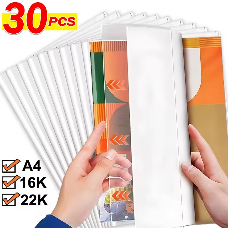 Laptop Sleeve - 10/30PCS A4/16K/22K Copertina del libro trasparente