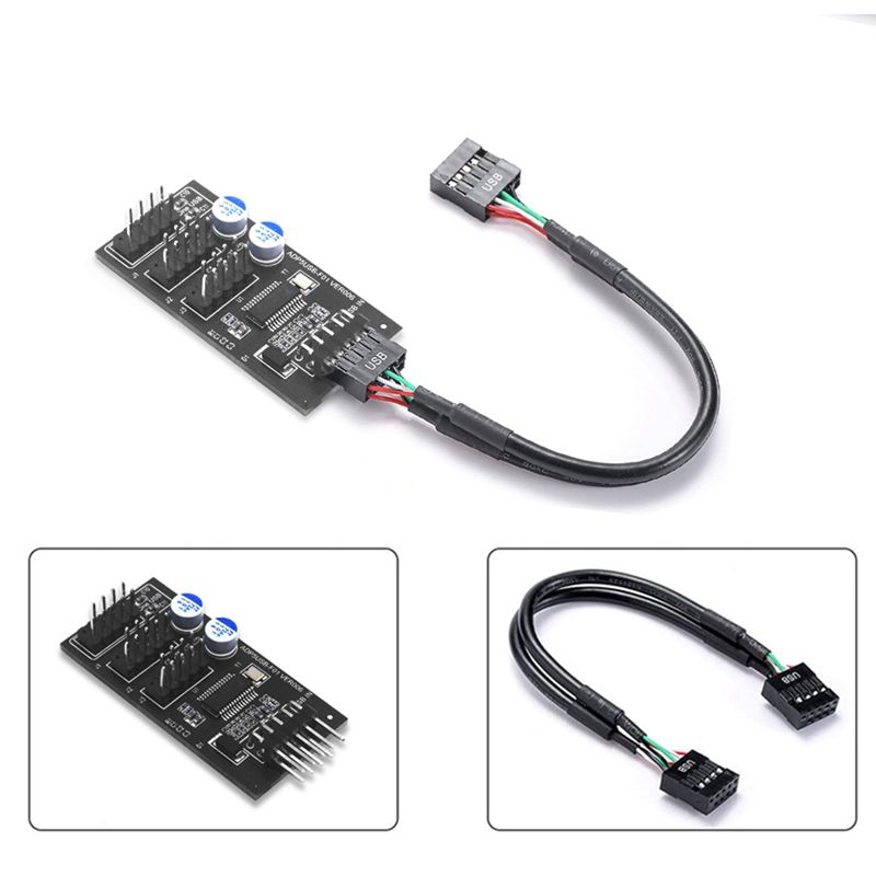 Connettore hub USB ABQX 9Pin,  - Usb Hub recensione e prezzo