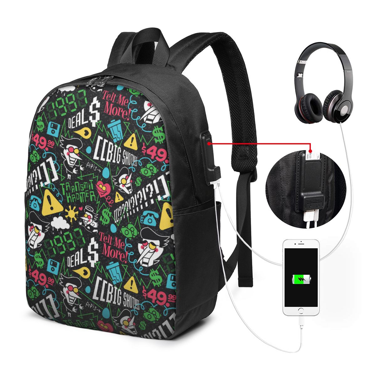 Deltarune SPAMTON G Zaino da v - Laptop Bag recensione e prezzo