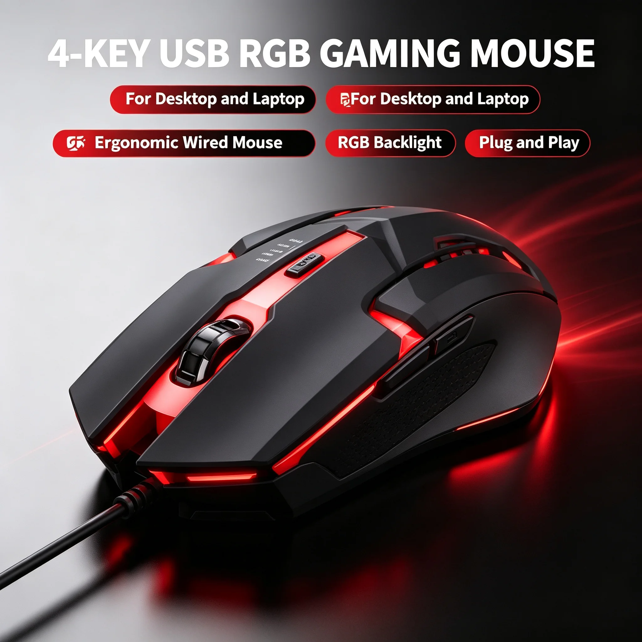 Nuovo mouse da gaming ergonomi - Laptop Mouse recensione e prezzo