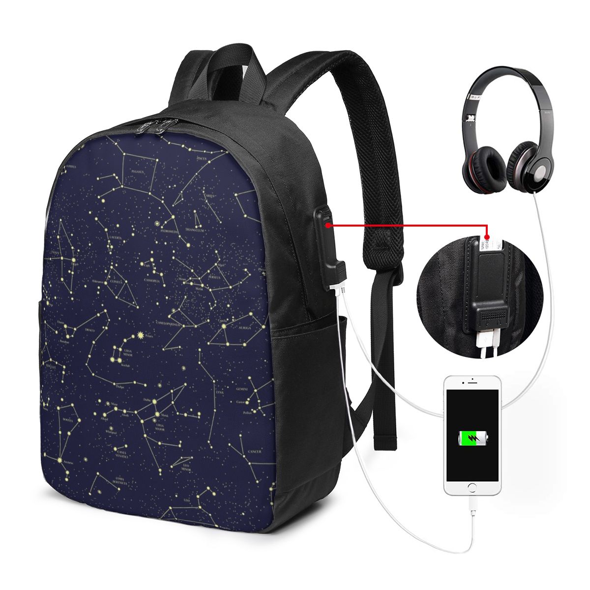 Zaino con stelle celesti dorat - Laptop Bag recensione e prezzo