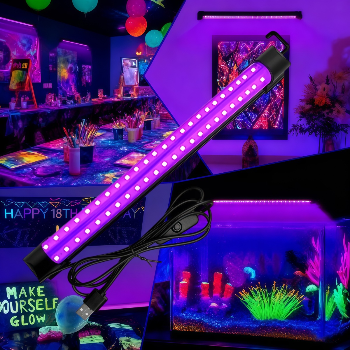 Tubo a luce nera 5W/10W con sp - Usb Hub recensione e prezzo
